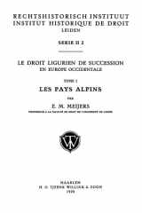 Droit Ligurien de succession en Europe occidentale - 1. Les pays alpins cover image