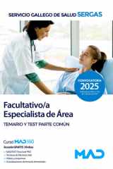 Facultativo/a Especialista de Área del Servicio Gallego de Salud (SERGAS). Temario y test parte común cover image
