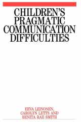 Children's Pragmatic Communication Difficulties cover image