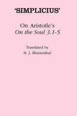 On Aristotle's "On the Soul 3.1–5" (Ancient Commentators on Aristotle) cover image
