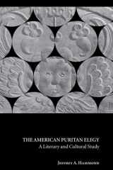 The American Puritan Elegy A Literary and Cultural Study cover image