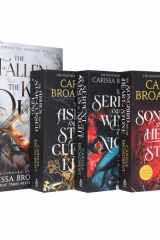 Crowns of Nyaxia Series By Carissa Broadbent 4 Books Set (The Fallen and the Kiss of Dusk [Hardback], Serpent and the Wings of Night, Ashes and the Star Cursed King & Songbird Heart of Stone) cover image