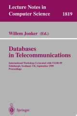 Databases in Telecommunications International Workshop, Co-located with VLDB-99 Edinburgh, Scotland, UK, September 6th, 1999, Proceedings cover image