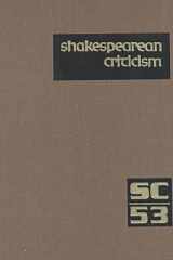 Shakespearean Criticism cover image