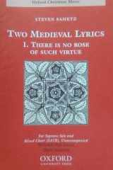There is no rose of such virtue: Vocal score cover image