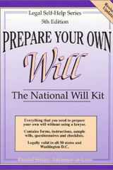 Prepare Your Own Will The National Will Kit cover image