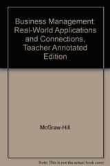Business Management: Real-World Applications and Connections, Teacher Annotated Edition cover image