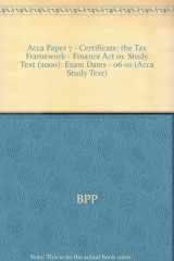 Acca Paper 7 - Certificate: the Tax Framework - Finance Act 01 Exam Dates - 06-01 cover image