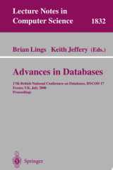 Advances in Databases 17th British National Conference on Databases, BNCOD 17 Exeter, UK, July 3-5, 2000 Proceedings cover image