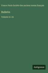 Bulletin: Volume 21-25 cover image