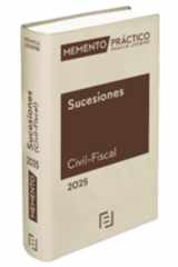 Memento Sucesiones (Civil-Fiscal) 2025 cover image
