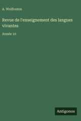 Revue de l'enseignement des langues vivantes Année 10 cover image