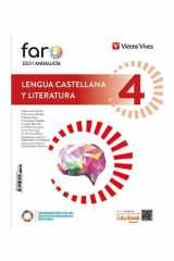 Lengua Castellana y Literatura 4+Separata Ortografía 4. Edición combinada Andalucía (Faro) cover image