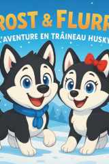 Frost & Flurry : L'aventure en traîneau husky: Livres d'histoires pour enfants | Deux chiots husky courageux découvrent la magie du travail d'équipe ... | 30 pages (Children's Storybooks in French) cover image