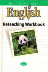 Houghton Mifflin English Reteaching Workbook Grade 1 cover image