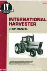 International Harvester Shop Manual Series 5088 5288 & 5488 cover image