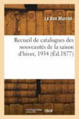 Recueil de catalogues des nouveautés de la saison d'hiver, 1934 cover image