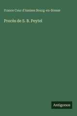 Procès de S. B. Peytel cover image
