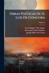 Obras PoÃ(c)ticas De D. Luis De GÃ3ngora cover image