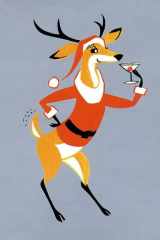 Retro Reindeer (Holiday Cards) cover image
