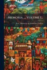 Memoria ... , Volume 1... cover image