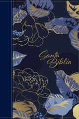Biblia Manual Ntv, Letra Grande Con Filament (Sentipiel, Azul Oscuro, Letra Roja) cover image