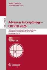 Advances in Cryptology – CRYPTO 2026: 46th Annual International Cryptology Conference, Santa Barbara, CA, USA, August 17–20, 2026, Proceedings, Part VI (Lecture Notes in Computer Science, 16805) cover image