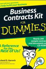 Business Contracts Kit For Dummies cover image