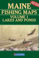 Maine Fishing Map Book Lakes and Ponds cover image