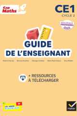 Cap Maths CE1 - Guide de l'enseignant cover image
