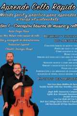 Aprende Cello Rápido Libro 1 - Conceptos básicos de música y cello - Método fácil y práctico para aprender a tocar el violonchelo. cover image