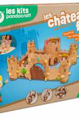 Les châteaux forts - Coffret avec 1 livre documentaire, 1 grand château fort à construire cover image