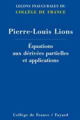 Équations Aux Dérivées Partielles Et Applications cover image