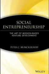 Social Entrepreneurship The Art of Mission-Based Venture Development cover image