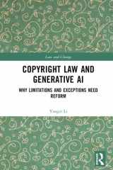 Copyright Law and Generative AI: Why Limitations and Exceptions Need Reform (Law and Change) cover image