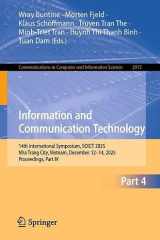 Information and Communication Technology: 14th International Symposium, SOICT 2025, Nha Trang City, Vietnam, December 12–14, 2025, Proceedings, Part ... in Computer and Information Science, 2915) cover image