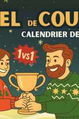 Duel de Couple - Calendrier de l'Avent: Un livre compte à rebours interactif pour Noël avec 24 jours de défis ludiques pour raviver la connexion romantique entre amoureux cover image