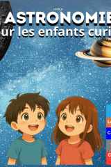 Livre d'Astronomie pour les enfants curieux: Encyclopédie éducative pour enfant de 5 à 12 ans qui aide à comprendre l'Espace, les planètes , l'Univers et les étoiles. cover image