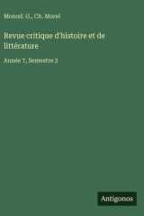 Revue critique d'histoire et de littérature Année 7, Semestre 2 cover image