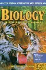 Biology Principles and Explorations: Directed Reading Worksheets with Answer Key cover image