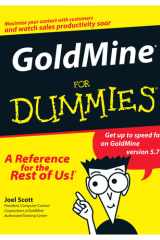 GoldMine For Dummies cover image