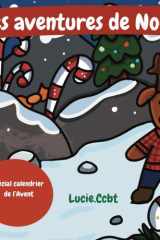 Les aventures de Noël: Calendrier de l'Avent : Cosy coloriage cover image