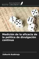 Medición de la eficacia de la política de divulgación continua (Spanish Edition) cover image