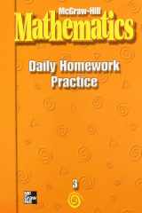 McGraw-Hill Mathematics, Grade 3, Daily Homework Practice cover image