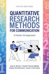 Quantitative Research Methods for Communication 5E: A Hands-On Approach cover image
