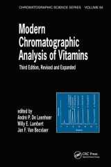 Modern Chromatographic Analysis Of Vitamins Revised And Expanded cover image