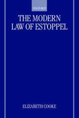 The Modern Law of Estoppel cover image