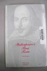 Shakespeare's First Texts: Folio Scripts cover image