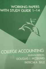 College Accounting Working Papers 1 to 14 Used with ... McQuaig-College Accounting cover image