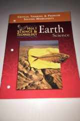Holt Science and Technology Earth: Critical Thinking and Problem Worksheets cover image